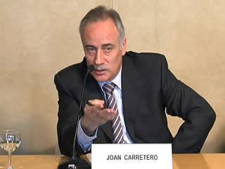 Joan Carretero marca distàncies amb l'expresident del Barça Joan Laporta.