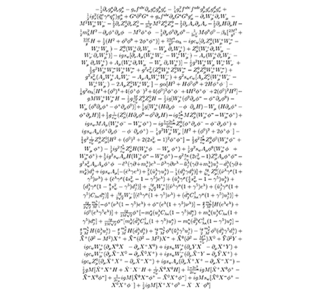 Fórmula de l'estàndard de la física de partícules