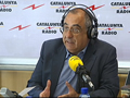 El conseller Joaquim Nadal, als estudis de Catalunya Ràdio